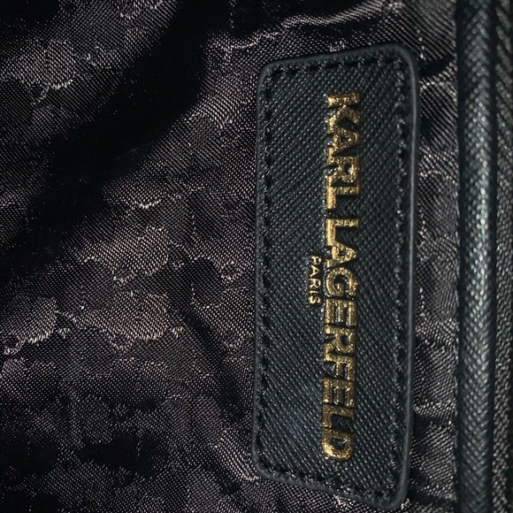 Karl Lagerfeld “Cara” black  knapsack backpack main image 4